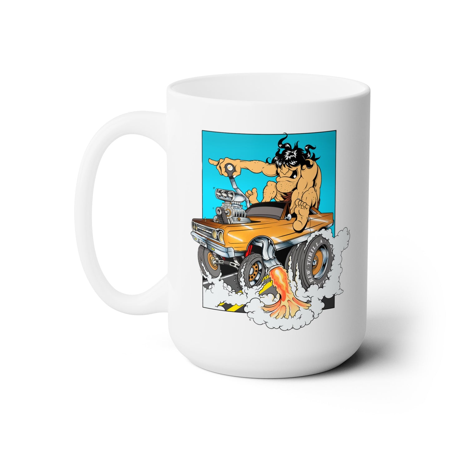 Santa Rosa's Fun Coffee Mugs: FLI "GTX Burnout" Coffee Mug