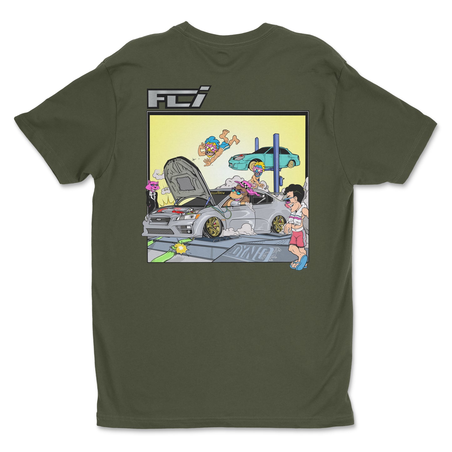 Santa Rosa's Softest Short Sleeves: FLI "Subaru Dyno" Short Sleeve Tees