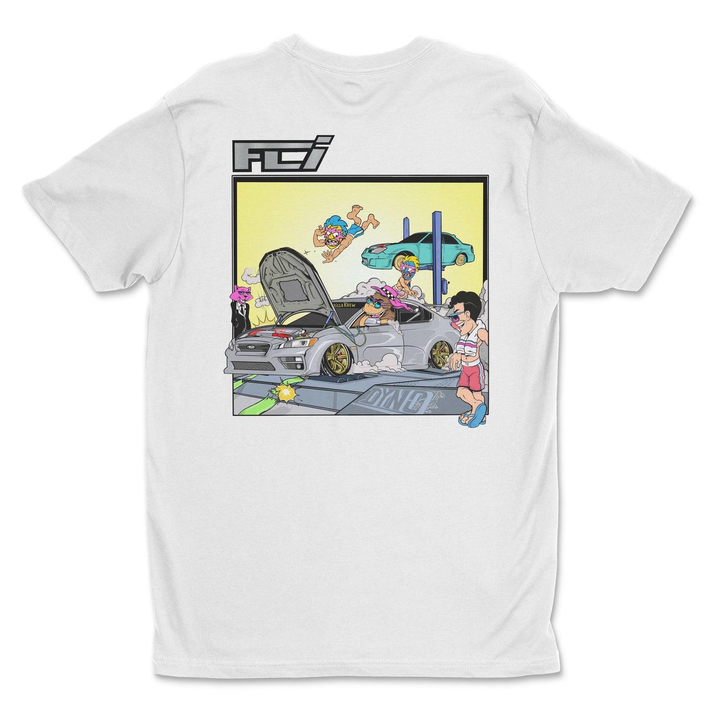 Santa Rosa's Softest Short Sleeves: FLI "Subaru Dyno" Short Sleeve Tees