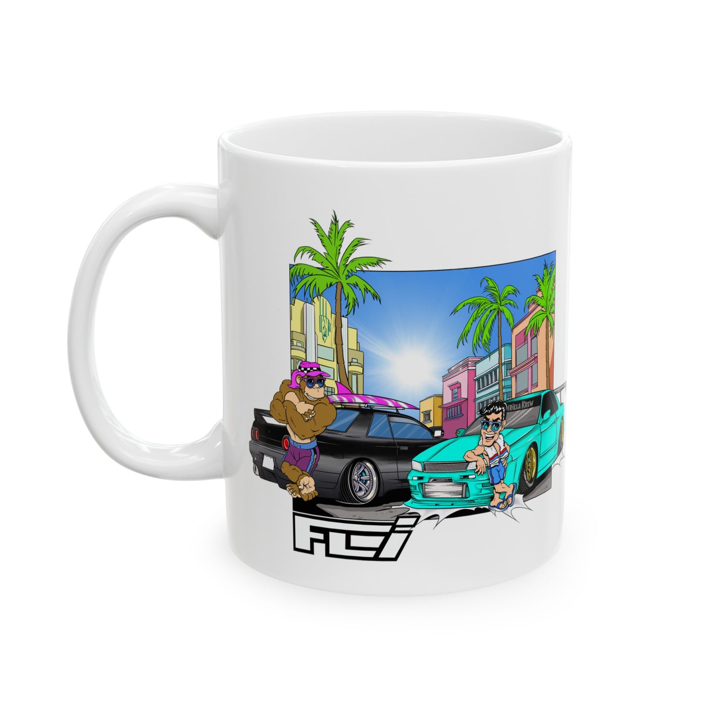 Santa Rosa's Fun Coffee Mugs: FLI "Godzilla" Coffee Mug