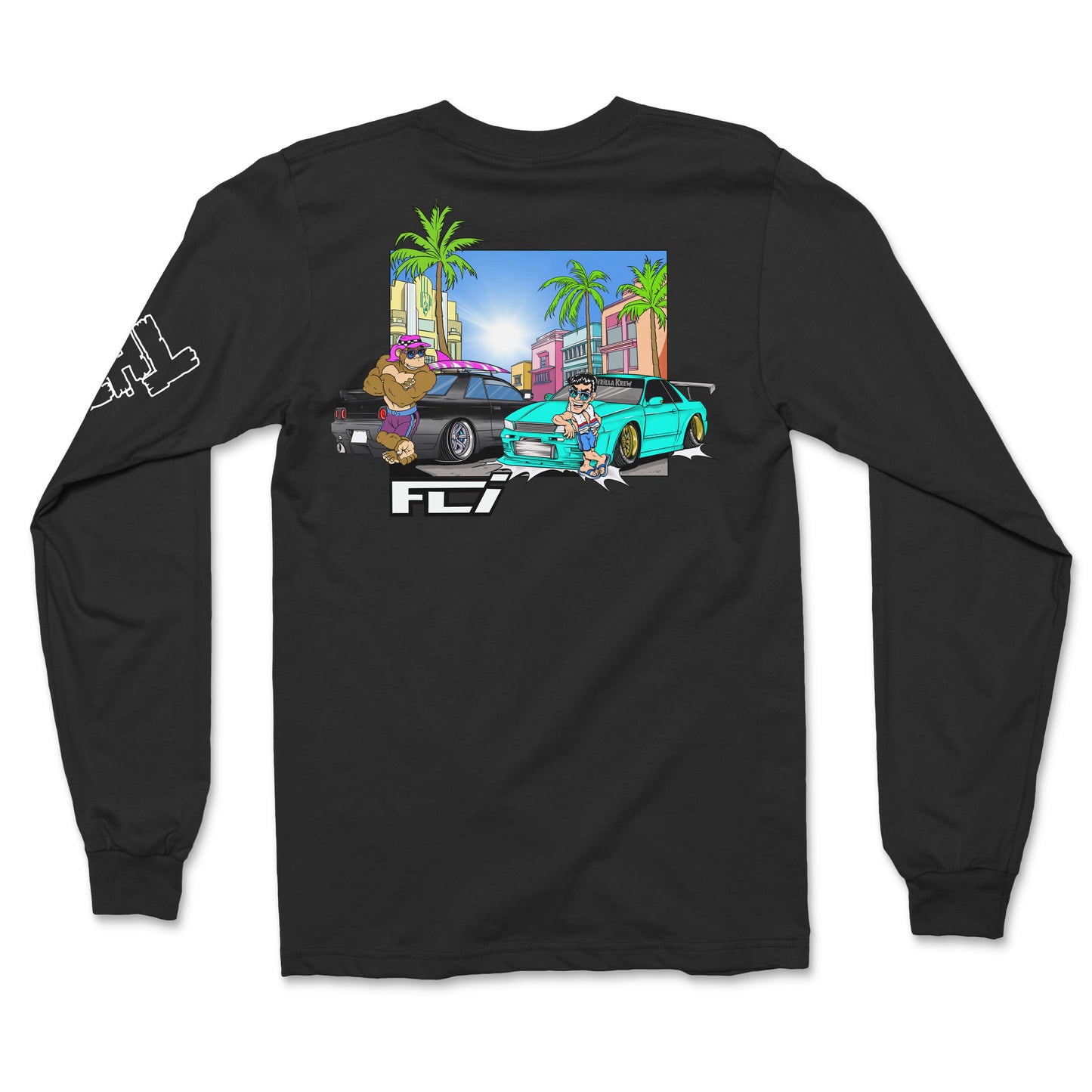 Santa Rosa's Softest Long Sleeves: FLI "Godzilla" Long Sleeve Tees