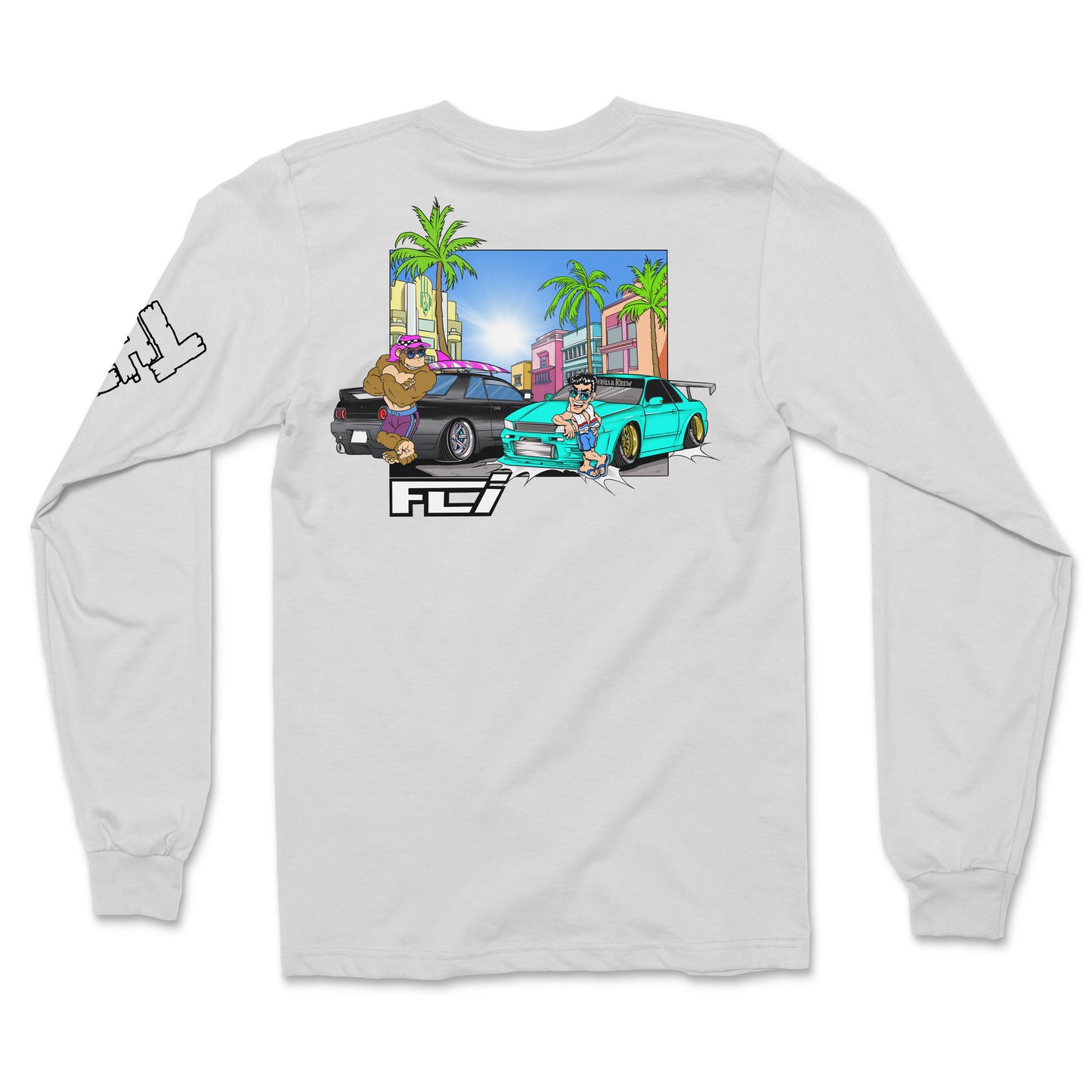 Santa Rosa's Softest Long Sleeves: FLI "Godzilla" Long Sleeve Tees