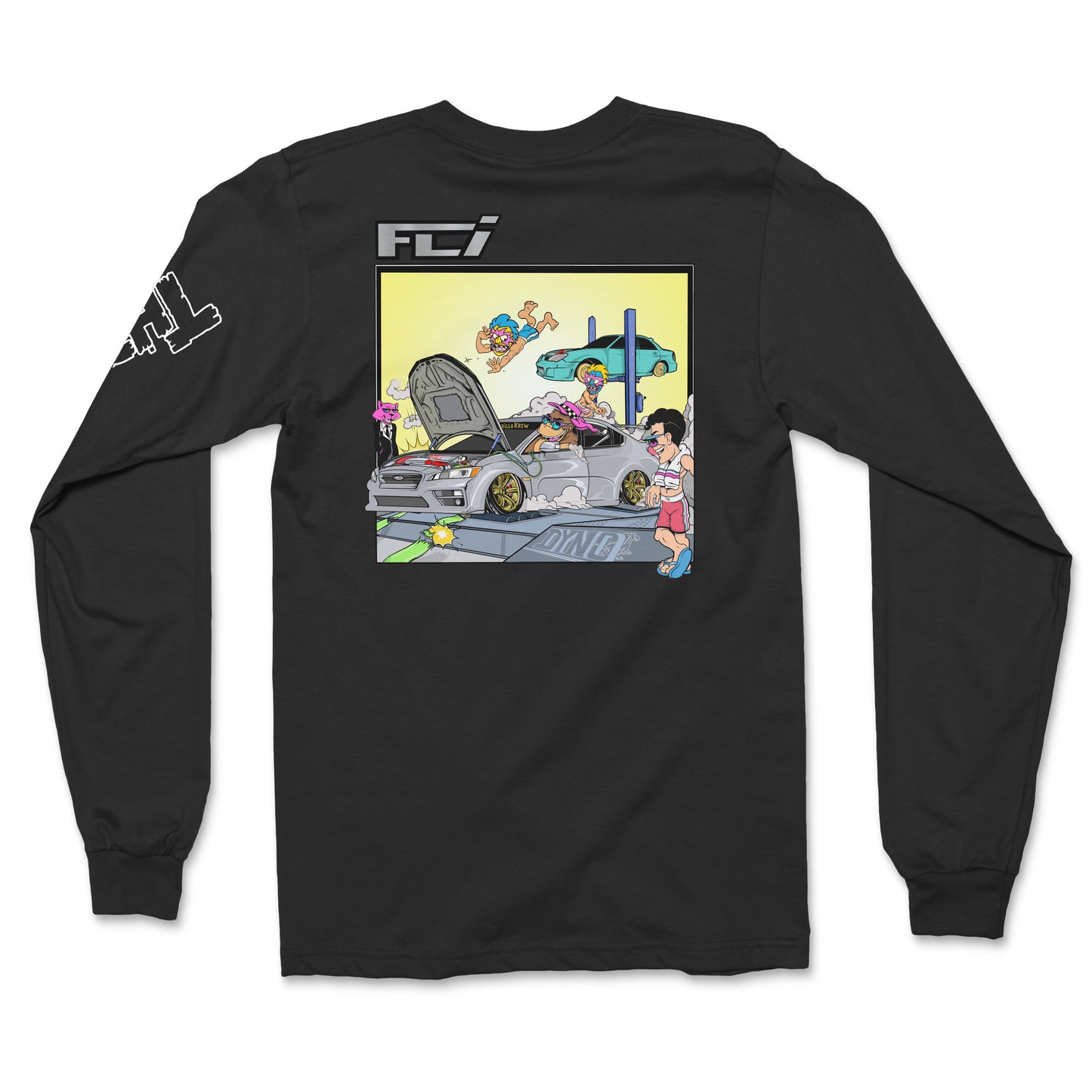 Santa Rosa's Softest Long Sleeves: FLI "Subaru Dyno" Long Sleeve Tees