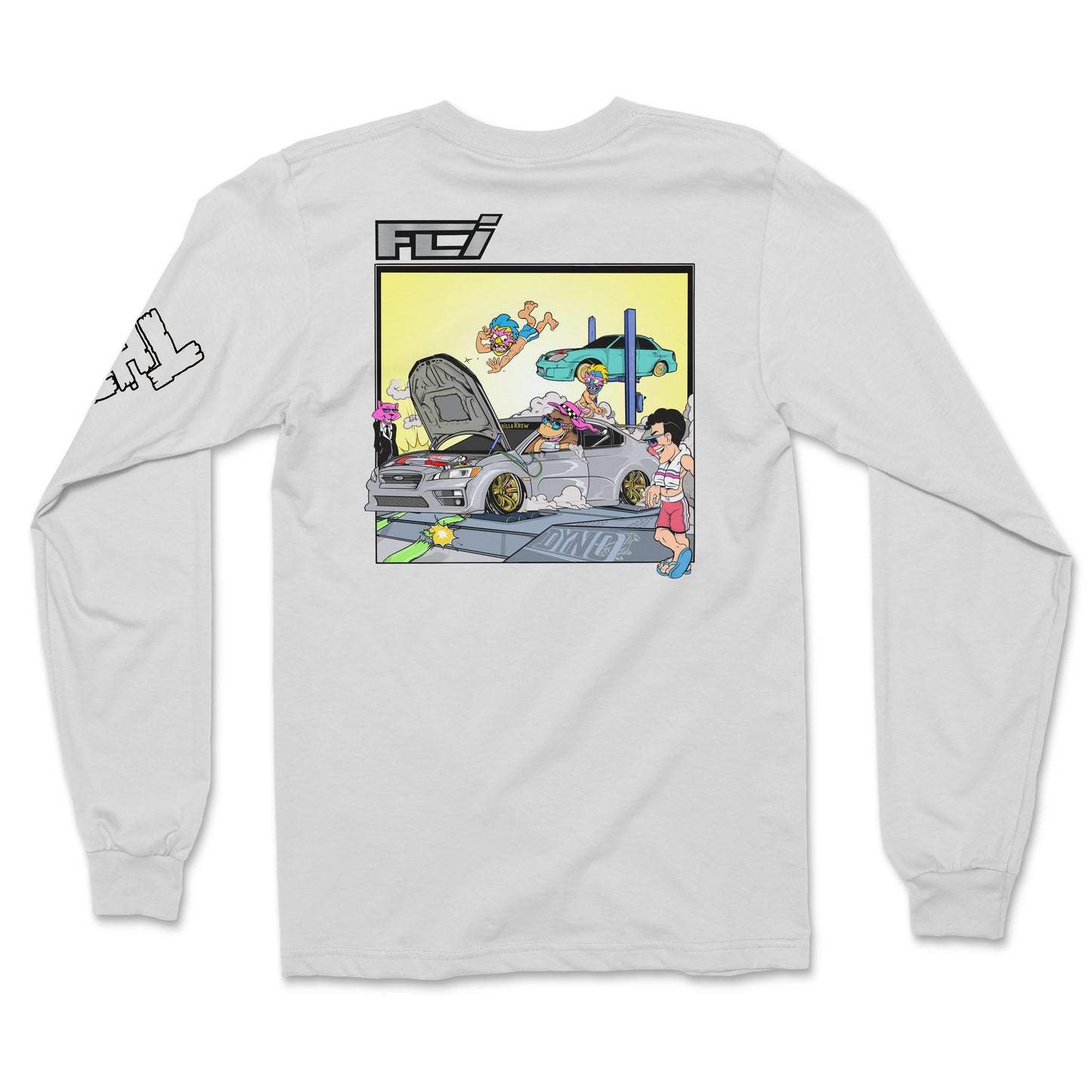 Santa Rosa's Softest Long Sleeves: FLI "Subaru Dyno" Long Sleeve Tees